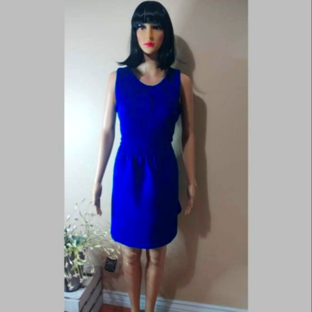 Candies bow back blue dress size xl